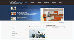 Desktop Screenshot of cascade-immobilier.com
